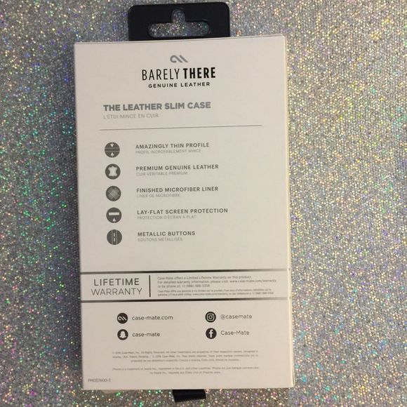 Case-Mate - iPhone X Leather Case - Barely There - Picture 2 of 6